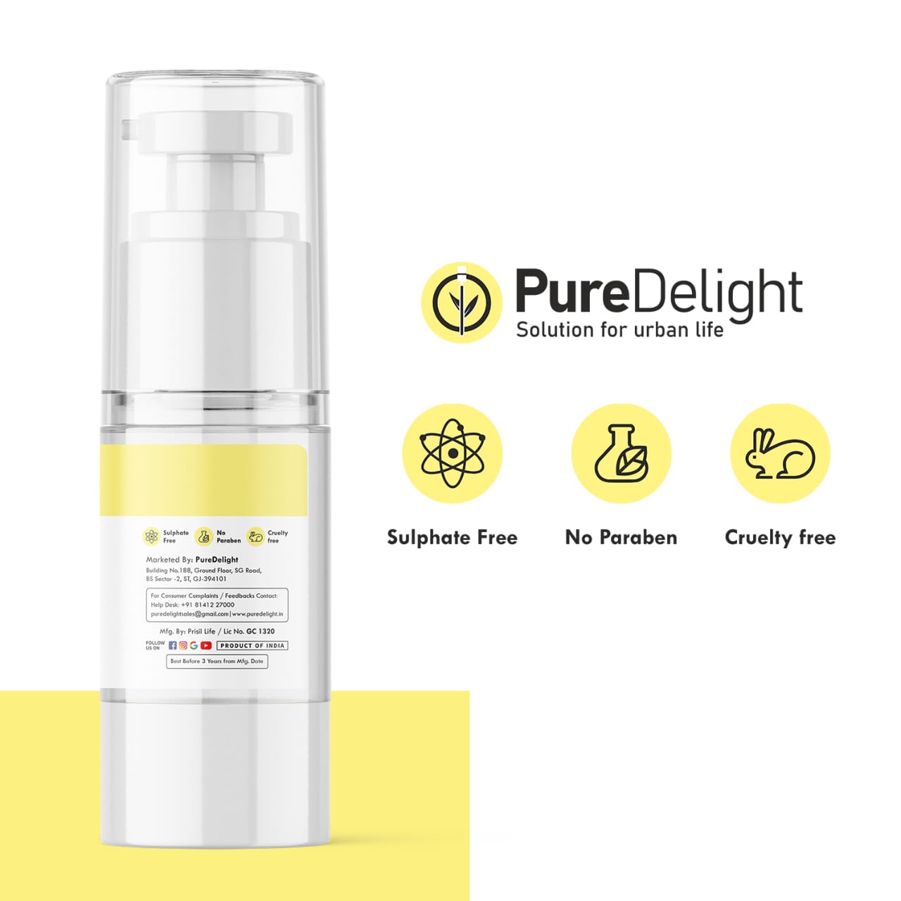 Pure Delight Vitamin C 20% + Niacinamide 10% Serum Combo Brightening & Acne Mark Solution