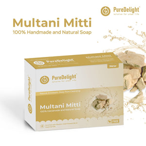 Pure Delight Multani Mitti Soap for Oil Control & Clear Complexion (100g)