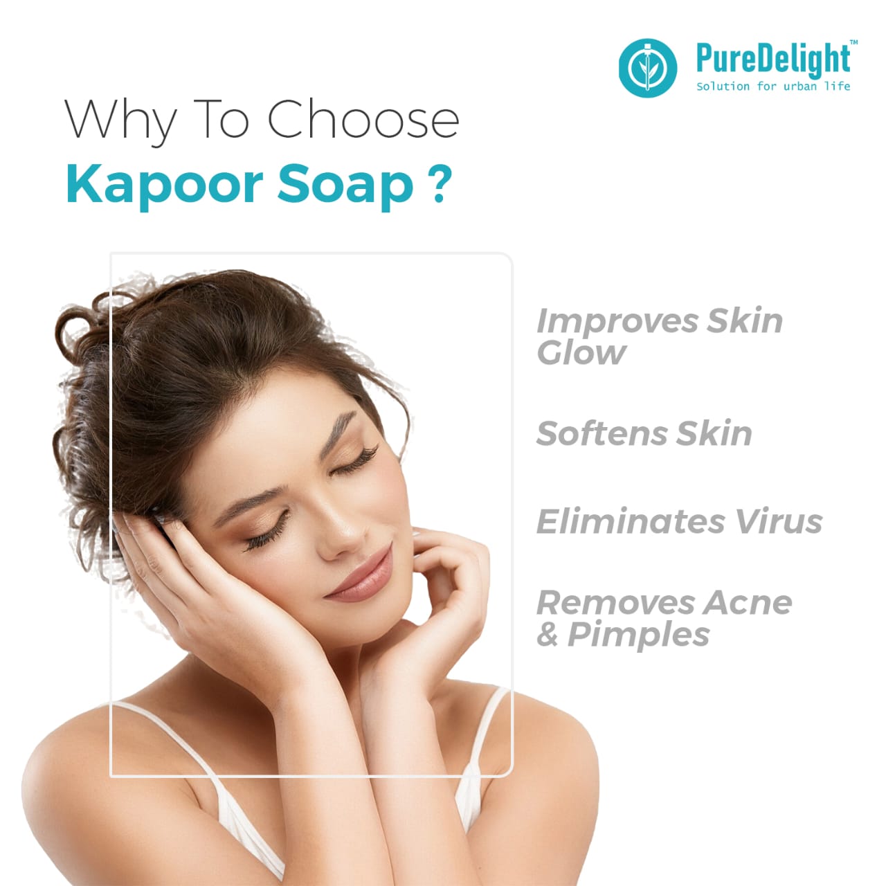 Pure Delight Kapoor Soap for Cool & Refreshing Skin (100g)