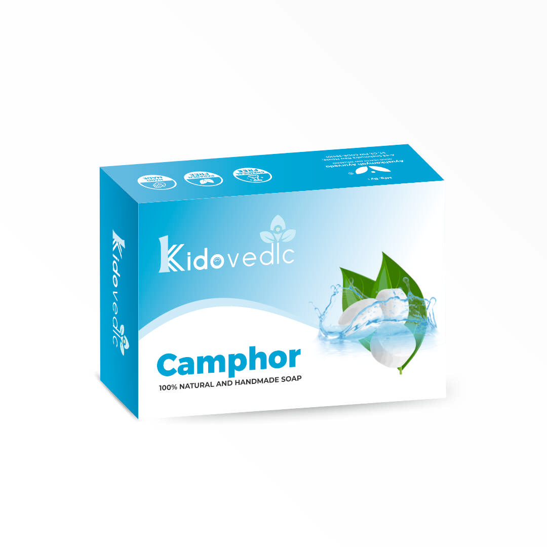 Kidovedic Camphor Menthol Soap – Cooling Relief & Hydration (100g)