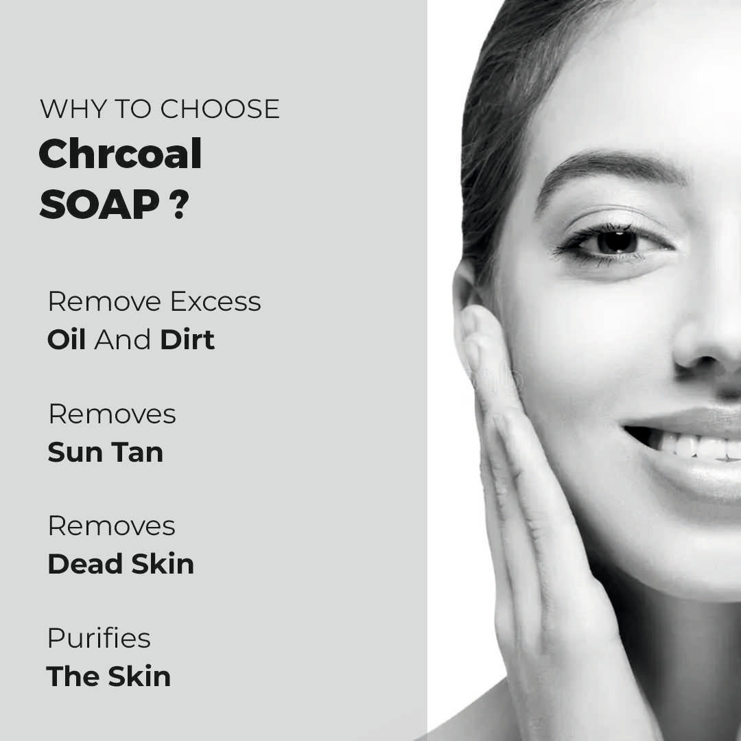 Kidovedic Charcoal Detox Soap – Deep Cleanse for Face & Body (100g)