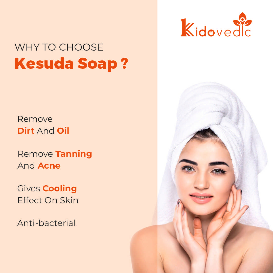 Kidovedic Kesudo Soap – Herbal Care with Kesuda & Coconut Oil (100g)