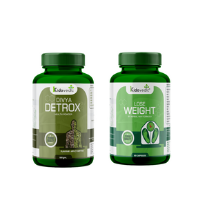 idovedic Herbal Slim & Detox Combo – Capsules & Powder | Jiru-Varyali | 100% Natural